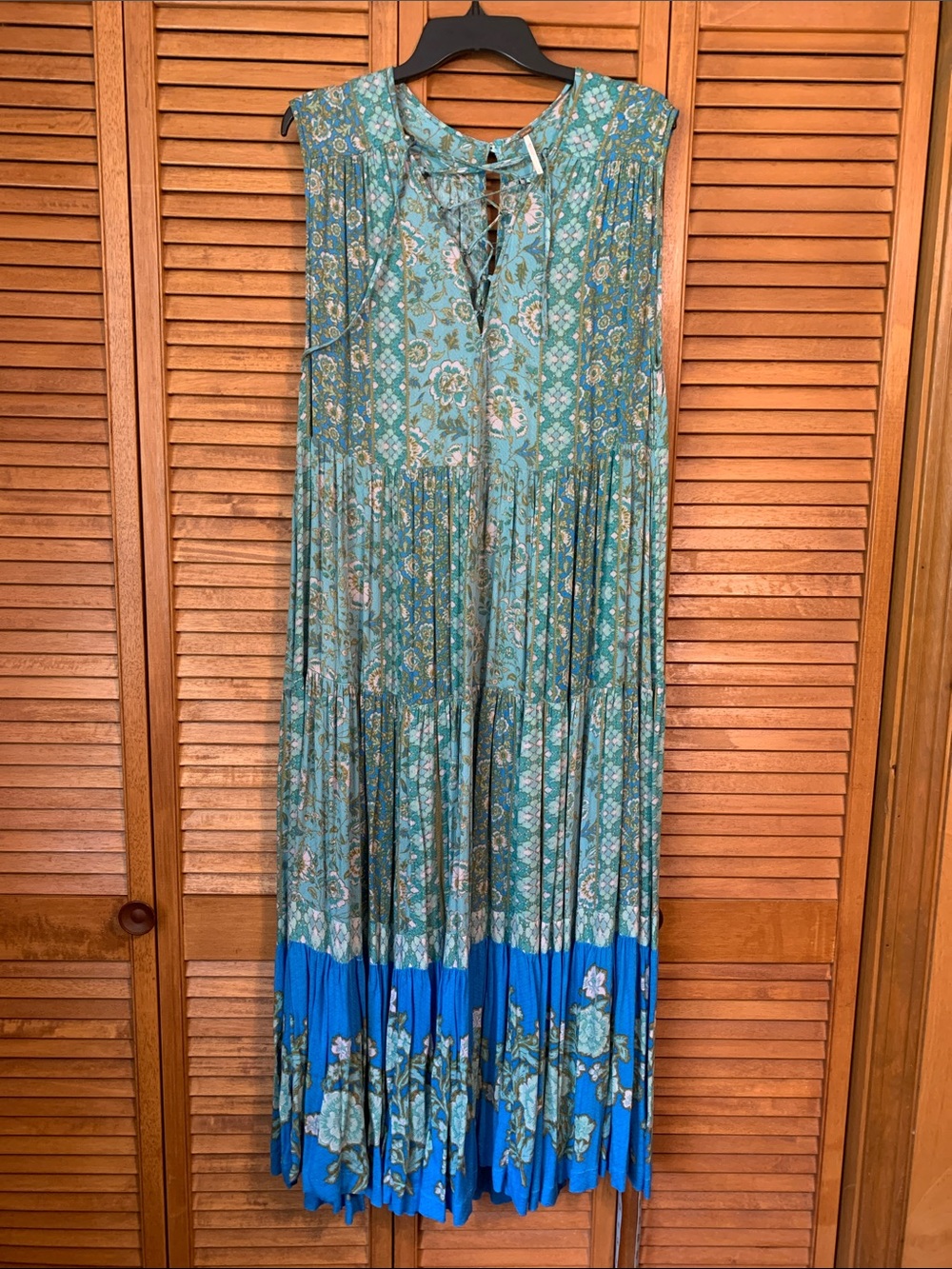 Free People Sleeveless Floral Maxi Dress